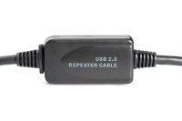 DIGITUS USB-A/USB-A Kabel DA-73102 20,0 m schwarz, 1 St.