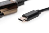 DIGITUS USB-C/RS232 Kabel DA-70166 1,0 m schwarz, 1 St.