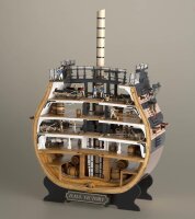 Artesania Latina 1/72 HMS VICTORY´S CROSS-SECTION + FIGURINES + COPPER SHEATHING - licensed product