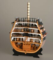 Artesania Latina 1/72 HMS VICTORY´S CROSS-SECTION + FIGURINES + COPPER SHEATHING - licensed product