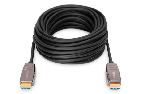 DIGITUS HDMI/HDMI Glasfaserkabel AK-330126-200-S 20,0 m schwarz, 1 St.