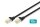 DIGITUS RJ45-Stecker/RJ-45 Stecker Netzwerkkabel DK-1644-A-010-BL-10 1,0 m schwarz, 10 St.