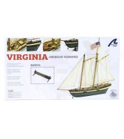 Artesania Latina 1/40 VIRGINIA AMERICAN SCHOONER /GOLETA / GOÉLETTE