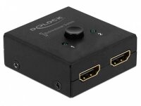 DeLOCK 2 in1 Umschalter bidirektional 4K 60 Hz  HDMI-Switch