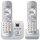 Panasonic KX-TG6822GS Schnurloses Telefon-Set mit Anrufbeantworter silber