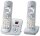 Panasonic KX-TG6822GS Schnurloses Telefon-Set mit Anrufbeantworter silber