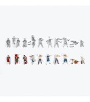 Artesania Latina SET OF 10 METAL FIGURINES FOR CARAVELS...