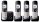 Panasonic KX-TG6824GB Schnurloses Telefon-Set mit Anrufbeantworter schwarz-silber