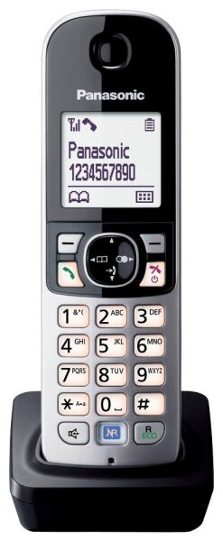 Panasonic KX-TGA681EXB Zusatz-Mobilteil schwarz-silber, 1 St.