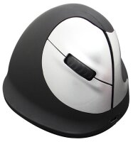 r-go HE Ergo Vertical Mouse Größe M rechts Maus ergonomisch kabellos schwarz, silber