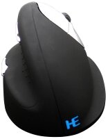 r-go HE Ergo Vertical Mouse Größe M rechts Maus ergonomisch kabellos schwarz, silber