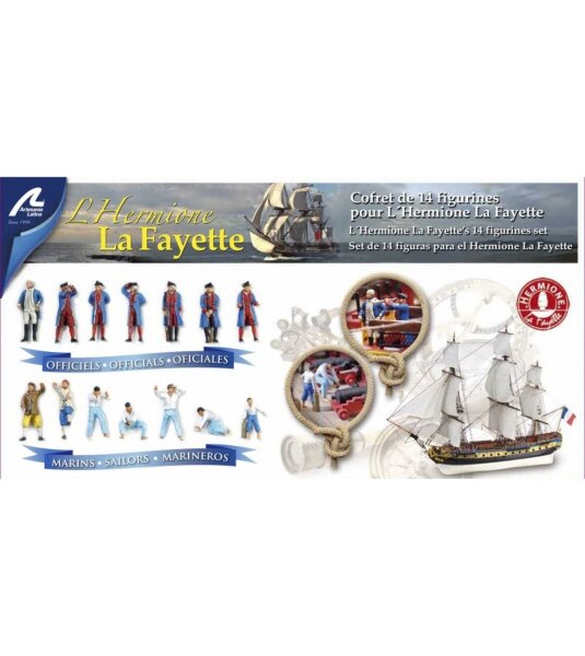 Artesania Latina SET 14 DIE CAST FIGURINES - HERMIONE LAFAYETTE