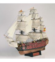 Artesania Latina 1/84 SANTISIMA TRINIDAD TRAFALGAR 1805 + COPPER SHEATHING + 5 METAL FIGURINES