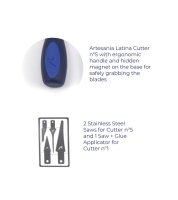 Artesania Latina PROFESSIONAL CUTTING SET WITH CUTTING MAT + CUTTER Nº1 AND CUTTER Nº5 + ASSORTED BLADES