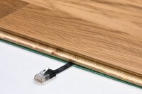 goobay RJ-45 Netzwerkkabel 3,0 m weiß bis zu 1,00 Gbit/Sek. bis zu 250 MHz, 1 St.