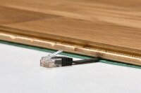 goobay RJ-45 Netzwerkkabel 5,0 m weiß bis zu 1,00 Gbit/Sek. bis zu 250 MHz, 1 St.
