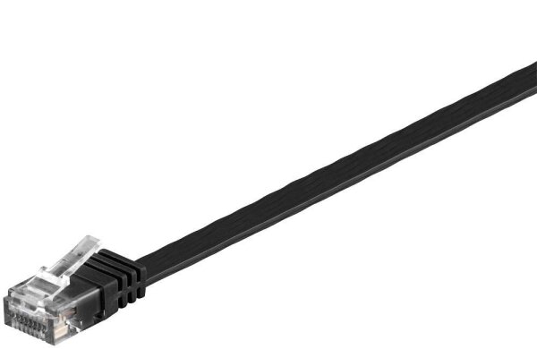 goobay RJ-45 Netzwerkkabel 15,0 m schwarz bis zu 1,00 Gbit/Sek. bis zu 250 MHz, 1 St.