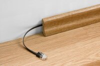 goobay RJ-45 Netzwerkkabel 15,0 m schwarz bis zu 1,00 Gbit/Sek. bis zu 250 MHz, 1 St.