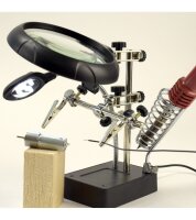 Artesania Latina PREMIUM THIRD HAND WITH 3 MAGNIFIERS AND...