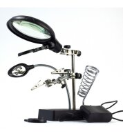Artesania Latina PREMIUM THIRD HAND WITH 3 MAGNIFIERS AND 5 ADJUSTABLE LEDS