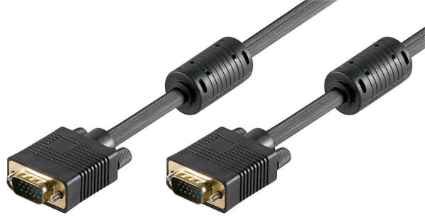 goobay VGA Kabel 5,0 m schwarz, 1 St.