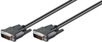 goobay DVI-D Kabel 5,0 m schwarz, 1 St.