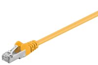 goobay RJ-45 Netzwerkkabel 1,0 m gelb bis zu 1,00...