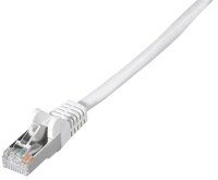 goobay RJ-45 Netzwerkkabel 0,5 m weiß bis zu 1,00 Gbit/Sek. bis zu 100 MHz, 1 St.