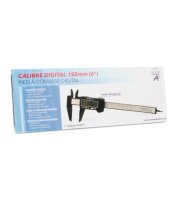 Artesania Latina CARBON FIBER DIGITAL CALLIPER 150 mm (6’’) METRIC & IMPERIAL+ CASE +BAT. LR44