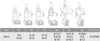 makita D-53540 Fräser-Set 6-teilig