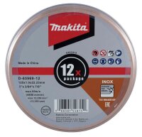 makita Trennscheiben INOX D-65969-12, 12 St.