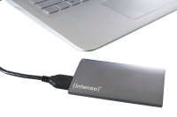 Intenso SSD Premium 128 GB externe SSD-Festplatte anthrazit