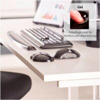 Fellowes Handballenauflage Crystals Gel schwarz