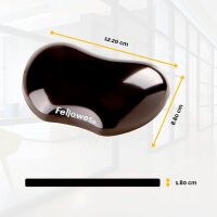 Fellowes Handballenauflage Crystals Gel schwarz