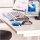 Fellowes Handballenauflage Crystals Gel blau