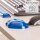 Fellowes Handballenauflage Crystals Gel blau