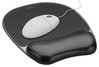 Fellowes Mousepad mit Handgelenkauflage Crystals Gel schwarz