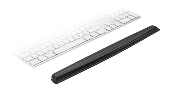 Fellowes Tastatur-Handballenauflage Crystals Gel schwarz