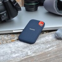 SanDisk Extreme Portable SSD V2 2 TB externe SSD-Festplatte schwarz, orange