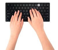 Kensington Multi-Device Dual Tastatur kabellos schwarz