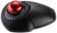 Kensington Orbit mit Scroll-Ring Trackball kabellos rot, schwarz