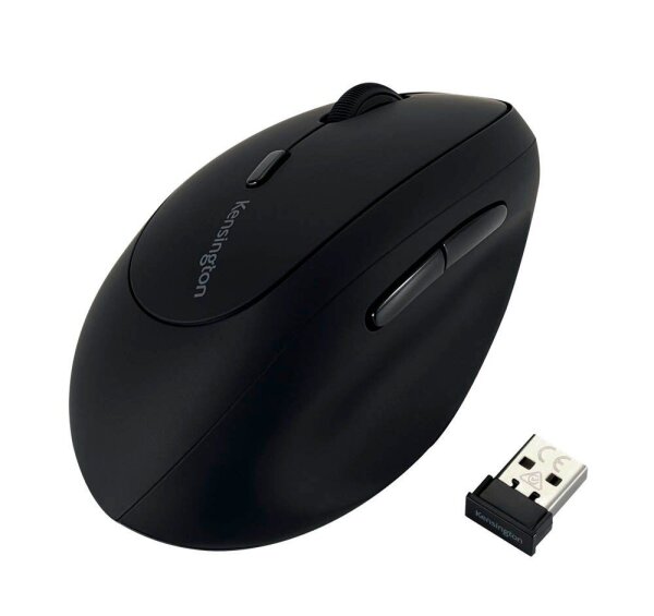 Kensington Pro Fit® Ergo Maus kabellos schwarz
