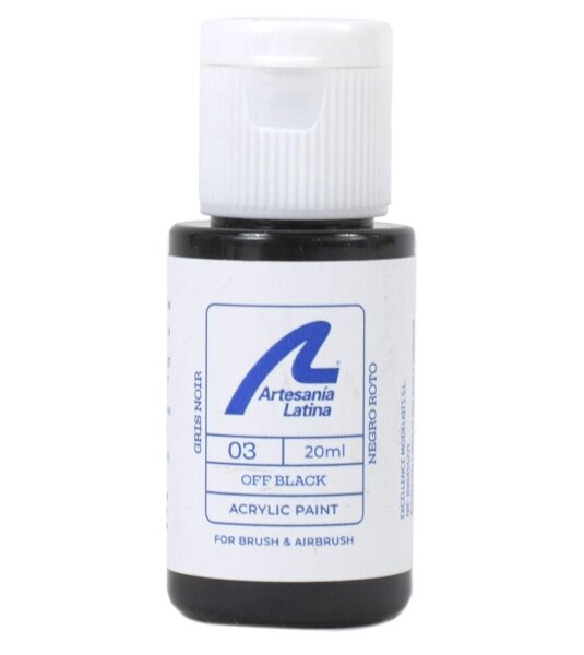 Artesania Latina OFF BLACK PAINT - 20ml