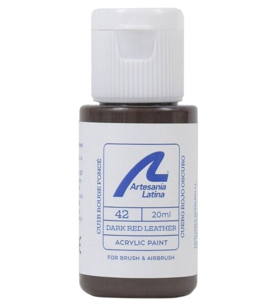 Artesania Latina DARK RED LEATHER PAINT - 20ml