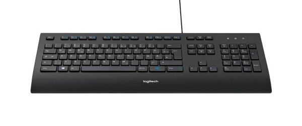 Logitech Corded Keyboard K280e Tastatur kabelgebunden schwarz