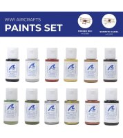 Artesania Latina WWI PLANES PAINTS SET (12 x 20 ml)