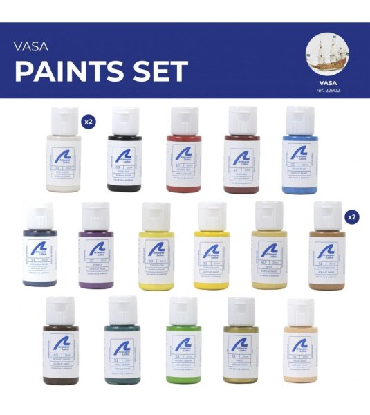 Artesania Latina VASA PAINTS SET (18 x 20 ml)
