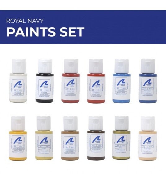 Artesania Latina ROYAL NAVY PAINTS SET (18 x 20 ml)