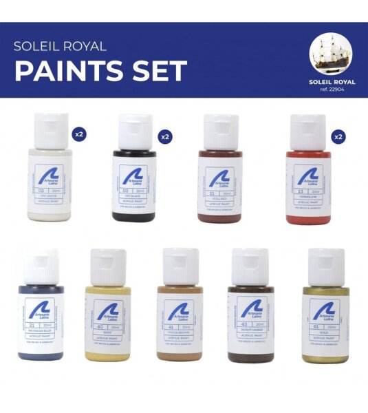 Artesania Latina SOLEIL ROYAL PAINTS SET  ( 12 x 20 ml)