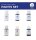 Artesania Latina ELCANO/ESMERALDA PAINT SET ( 6 X 20ml)